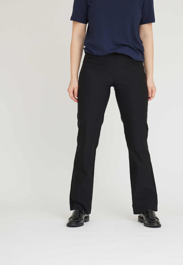 LAURIE Bella Straight Housut Trousers STRAIGHT 99970 Black