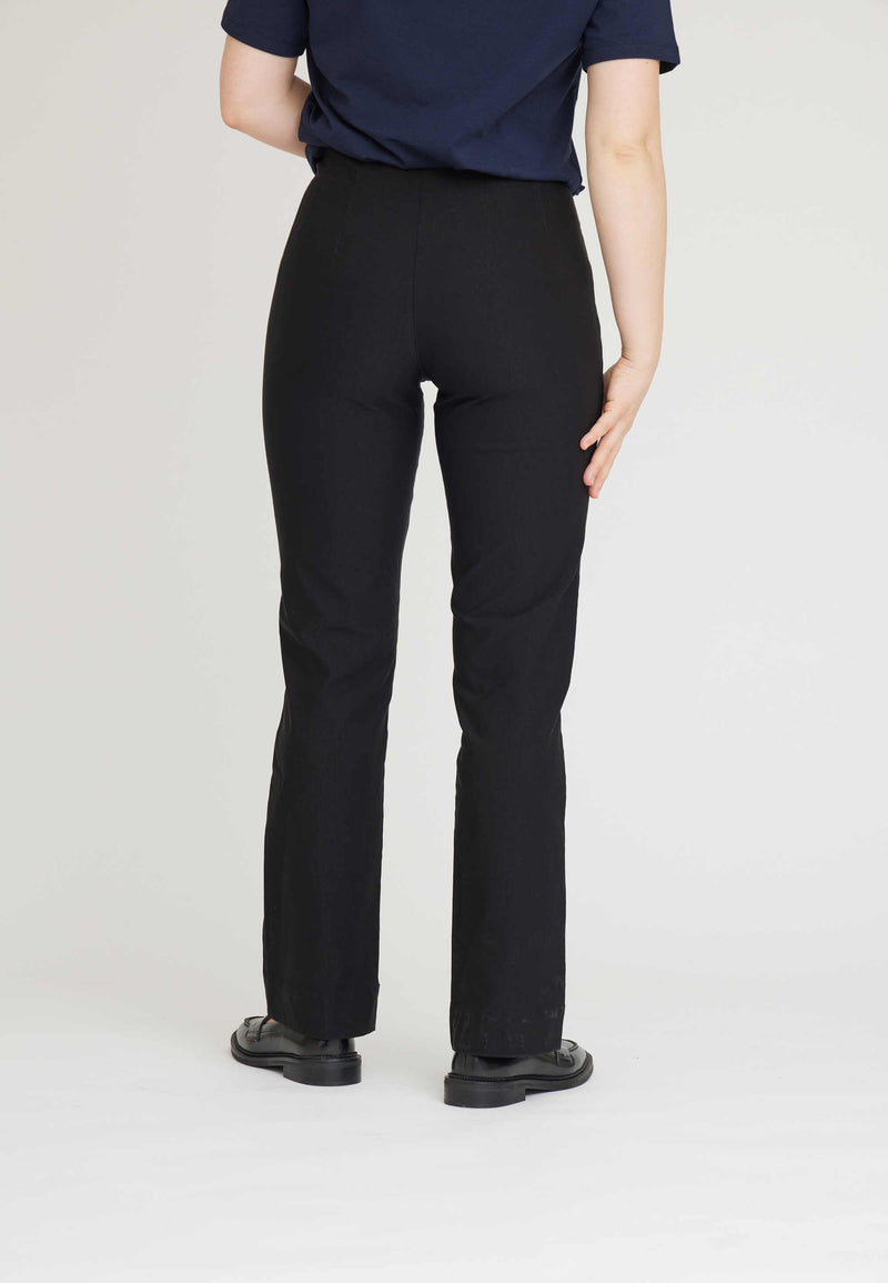 LAURIE Bella Straight Housut Trousers STRAIGHT 99970 Black