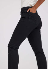 Charlotte Regular - Medium Length - Ecolabel - Washed Black Denim