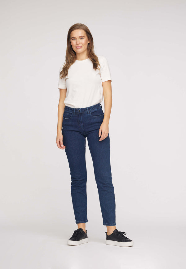 Charlotte Regular - Medium Length - Ecolabel - Dark Blue Denim