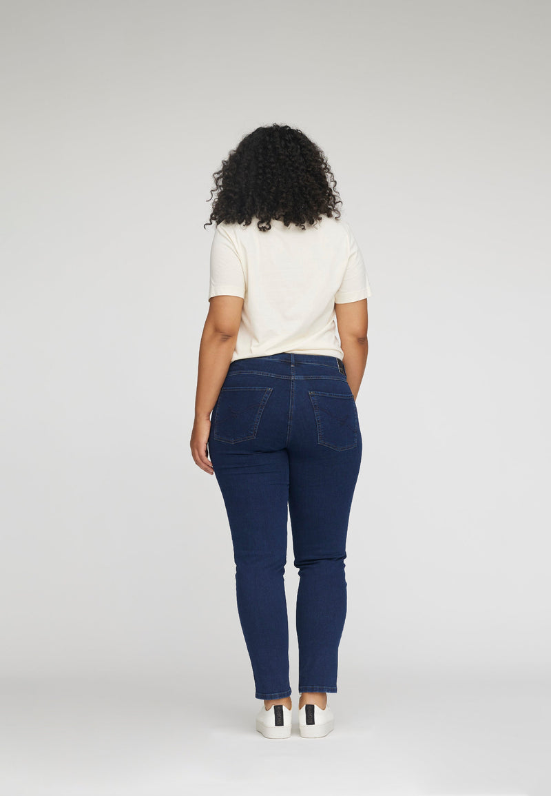 Christie Regular - Medium Length - Dark Blue Denim