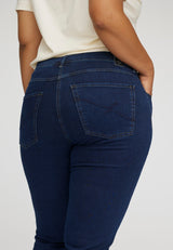 Christie Regular - Medium Length - Dark Blue Denim