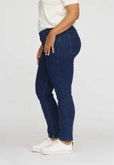 Christie Regular - Medium Length - Dark Blue Denim