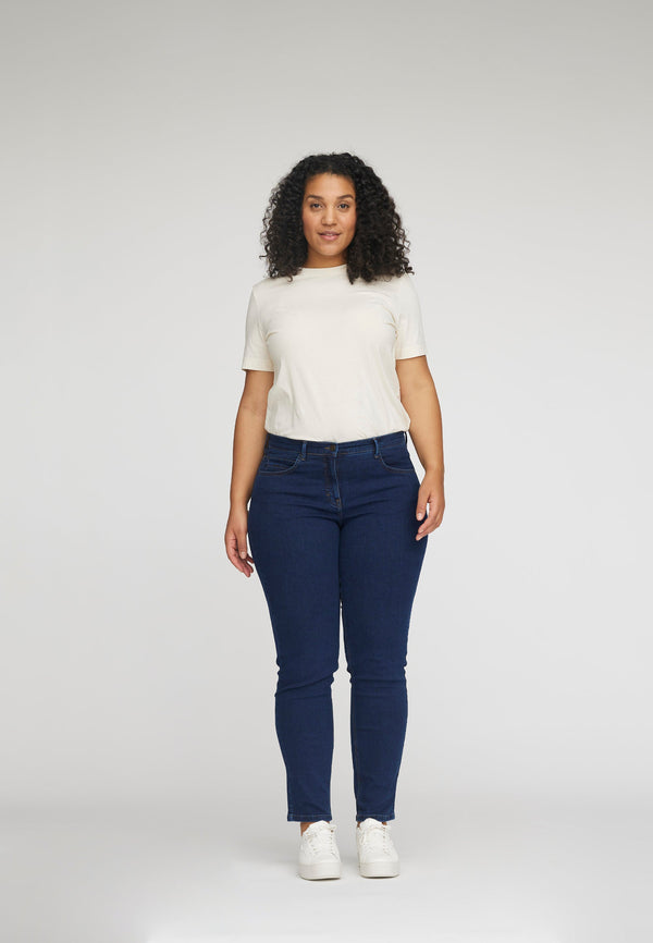 Christie Regular - Medium Length - Dark Blue Denim