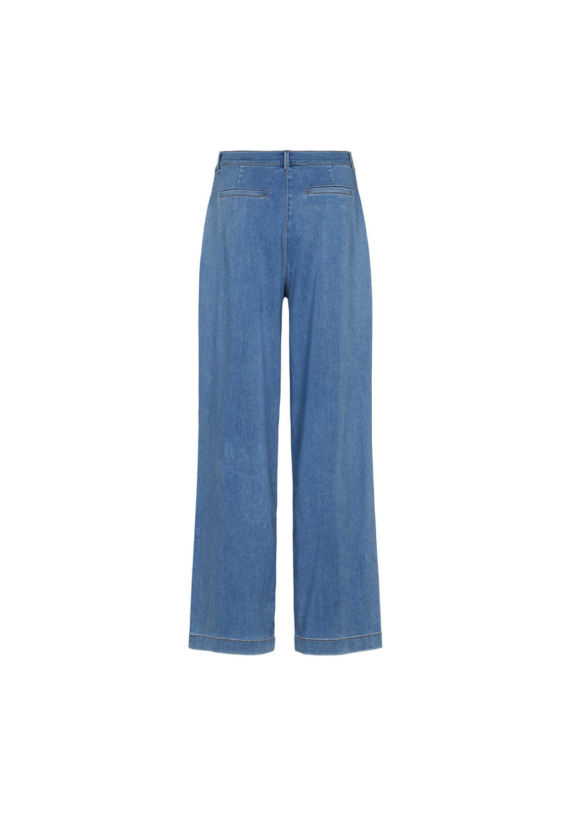 Debbie Loose - Medium Length - Washed Blue Denim