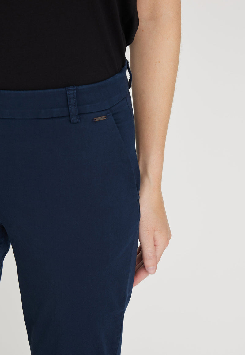 LAURIE Fanny Slim SL Trousers SLIM 49105 Navy