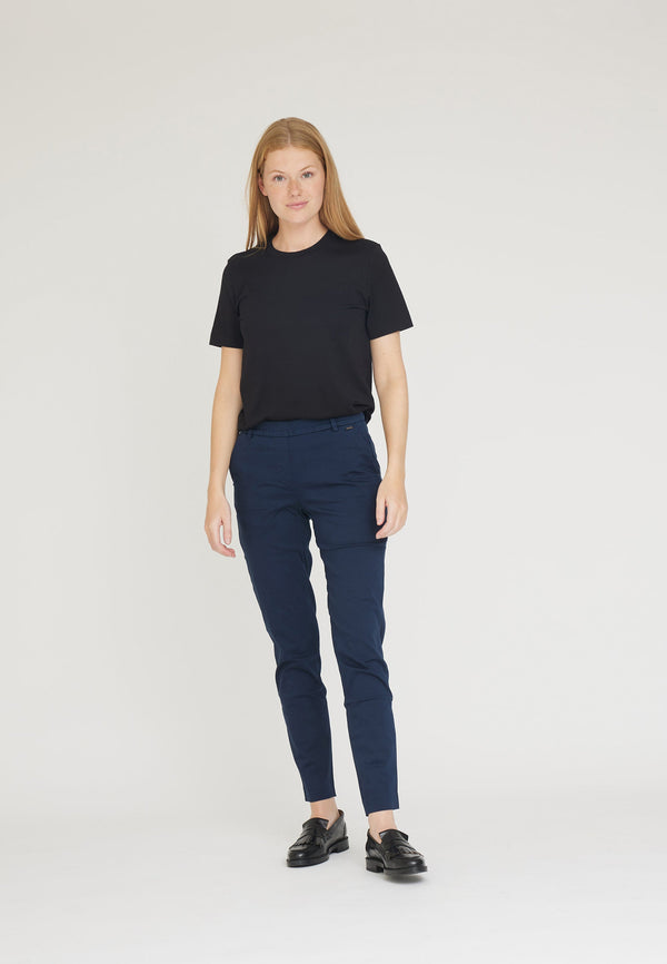 LAURIE Fanny Slim SL Trousers SLIM 49105 Navy