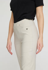 LAURIE Kelly Regular Housut Trousers REGULAR 25137 Grey Sand
