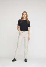 LAURIE Kelly Regular Housut Trousers REGULAR 25137 Grey Sand