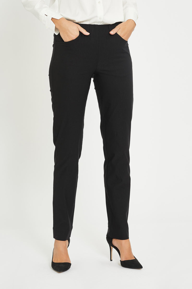 Kelly Regular - Medium Length - Black Brushed