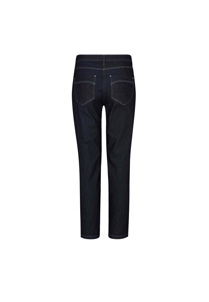 Laura Slim ML - Washed Dark Blue Denim