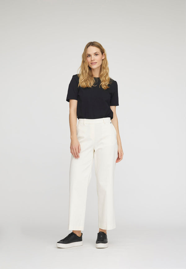 LAURIE Phoebe Loose Crop Trousers LOOSE 12000 Ivory