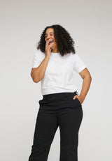 LAURIE Phoebe Loose Housut Trousers LOOSE 99105 Black