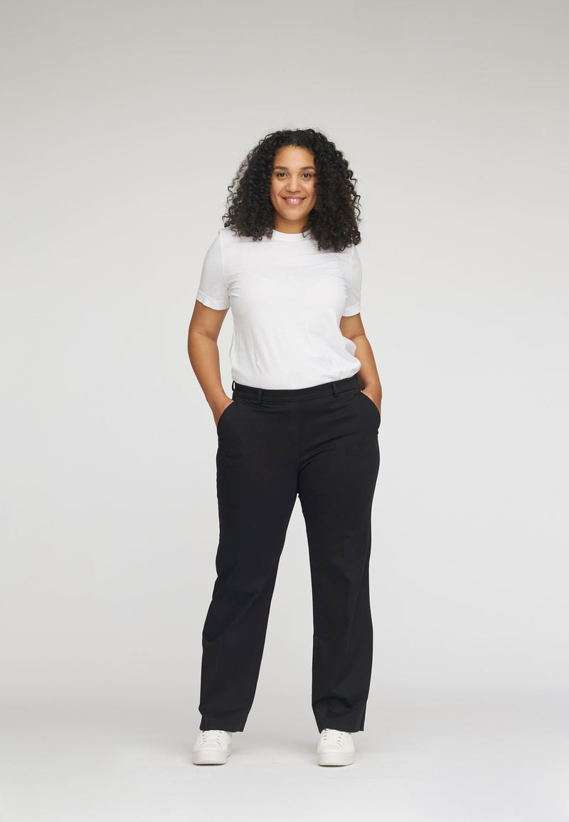 LAURIE Phoebe Loose Housut Trousers LOOSE 99105 Black