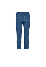 Piper Regular Cropped - Blue Denim