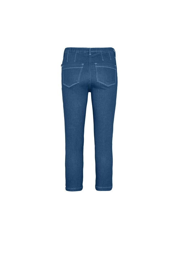 Piper Regular Cropped - Blue Denim