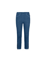 Piper Regular Cropped - Blue Denim
