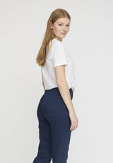 LAURIE Piper Regular Cropped Housut Trousers REGULAR 49200 Navy