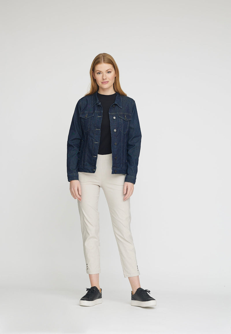 LAURIE Rose Regular Cropped Housut Trousers REGULAR 25137 Grey Sand
