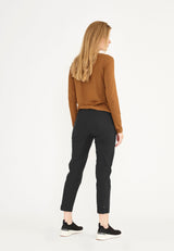 Rose Regular Crop - Black