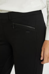 LAURIE Rylie Regular Housut Trousers REGULAR 99143 Black brushed