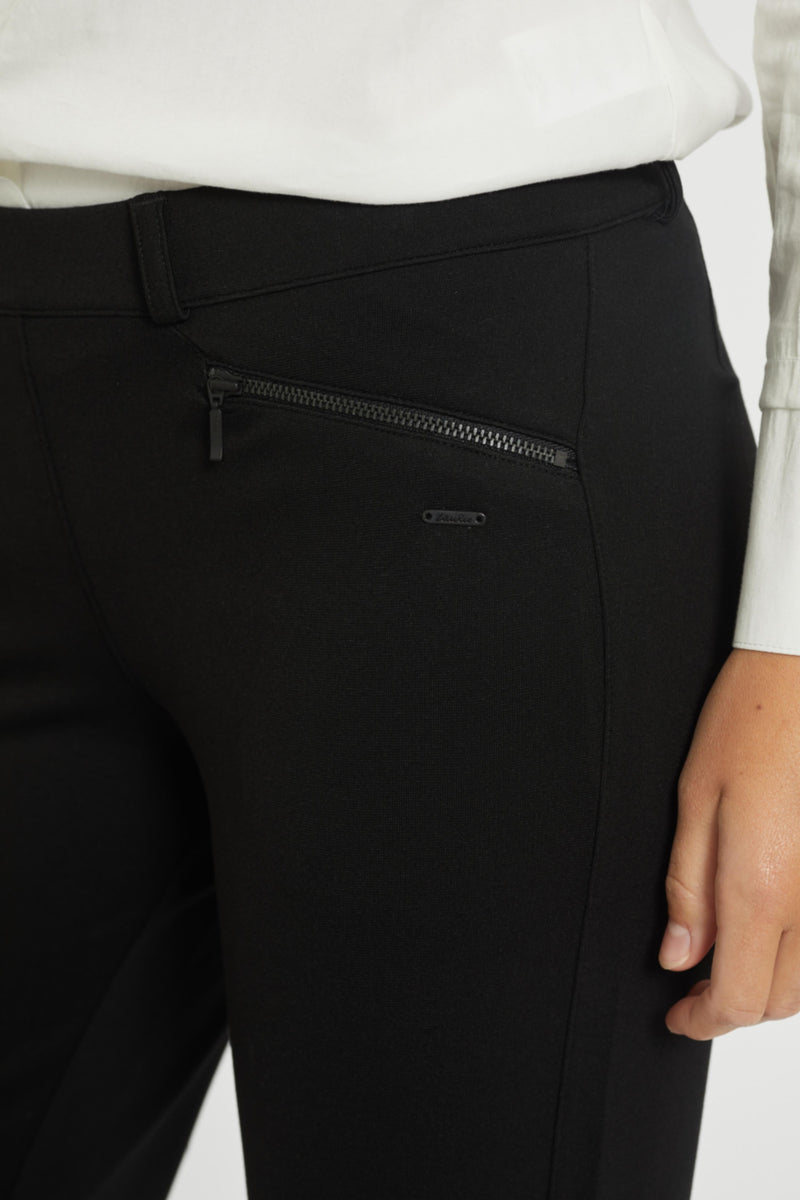 LAURIE Rylie Regular Housut Trousers REGULAR 99143 Black brushed