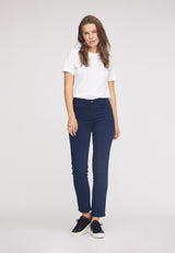 Serene 5-pocket Regular - Medium Length - Dark Blue Denim