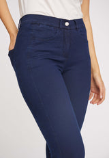 Serene 5-pocket Slim - Short Length - Dark Blue Denim