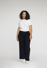 Serene Loose - Medium Length - Black