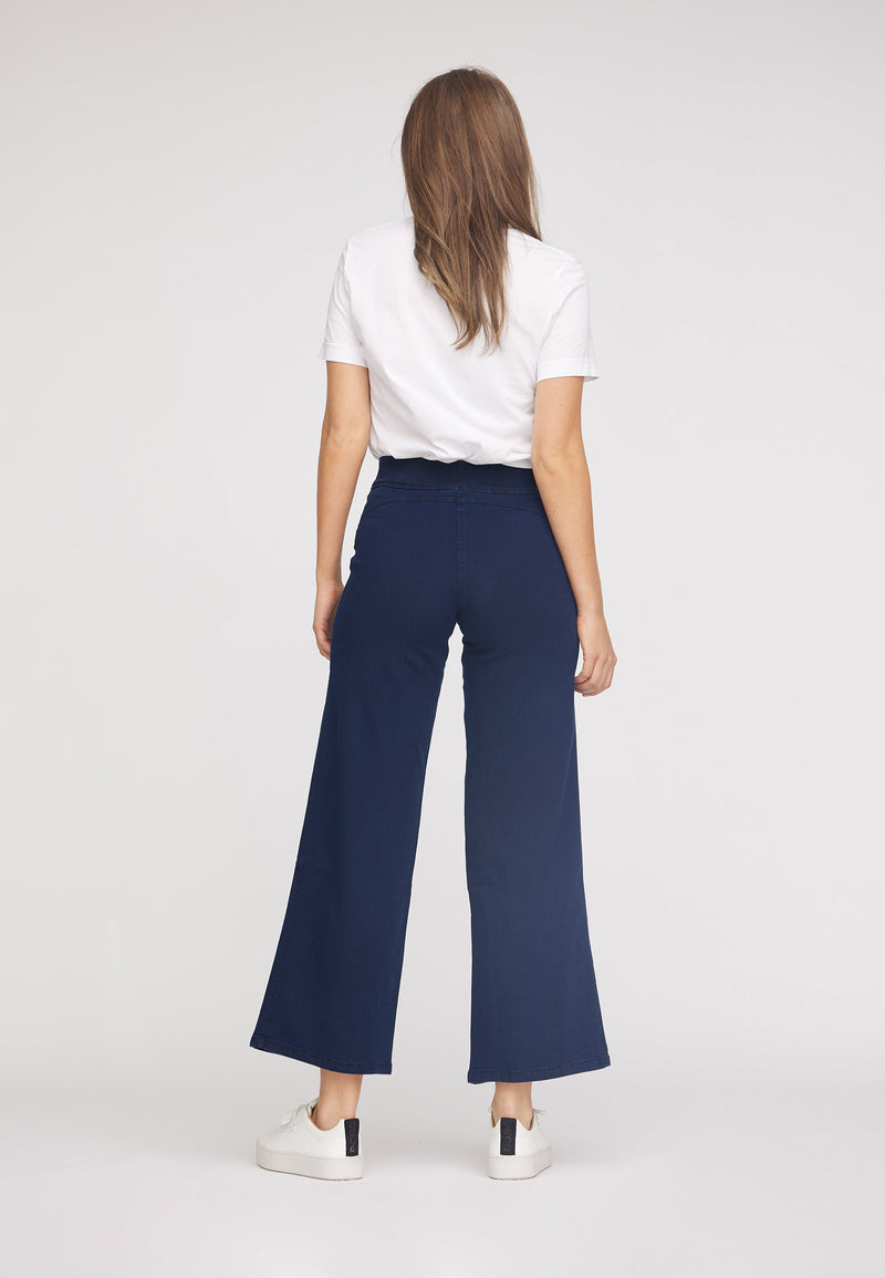 Serene Loose - Medium Length - Dark Blue Denim